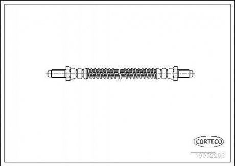 Гальмівний шланг CORTECO 19032269 (фото 1)