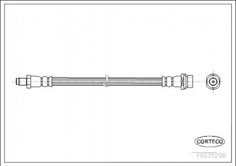 Тормозной шланг CORTECO 19035298 (фото 1)