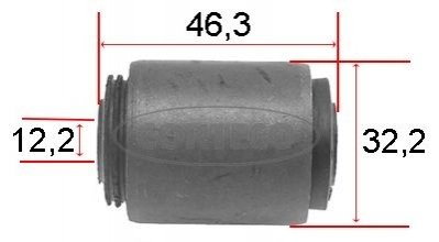 Підвіска, важіль незалежної підвіски колеса CORTECO 21652451 (фото 1)