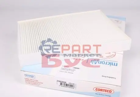 Фильтр воздуха (салона), 1.9-2.5TDI CORTECO 21653020