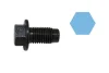 Болт зливу оливи + шайба Toyota Yaris/Citroen C1/Peugeot 107/108 1.0-1.33 02- (M12x1.25) CORTECO 220070H