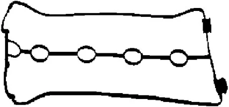 Прокладка клапанной крышки LANOS/NUBIRA 1.6i 97- (к-т) CORTECO 440001P