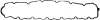 Прокладка кришки клапана TOYOTA LAND CRUISER, LAND CRUISER 80 4.2D 01.90- CORTECO (440334P) зображення 1
