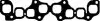 Прокладка впускного колектора TOYOTA DYNA, HIACE III, HIACE IV, HILUX IV, HILUX V, MODEL F VW TARO 1.8-2.4D 11.82-08.01 CORTECO (450086P) зображення 1