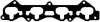 Прокладка колектора впускного Mazda 626 -02 CORTECO (450283P) зображення 2