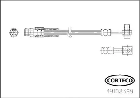 Тормозной шланг CORTECO 49108399 Купить в Украине