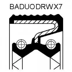 Сальника вала AUDI Q3, TT SEAT ALHAMBRA VW SHARAN, TIGUAN 1.4-2.5 09.07-10.18 CORTECO 49358040