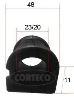 Опора, стабілізатор CORTECO 49371588 Купити в Україні