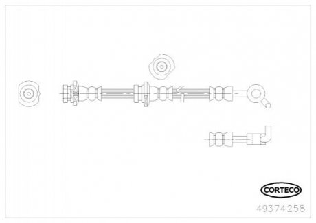 Автозапчастина CORTECO 49374258 (фото 1)