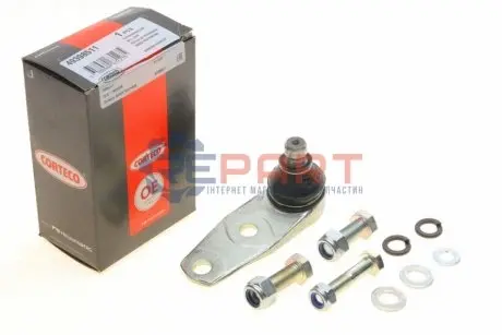 Опора кульова (передня/знизу) Renault Kangoo/Megane 97-/Clio 91-/Nissan Kubistar 03- (d=16mm) CORTECO 49398511 Купити в Україні