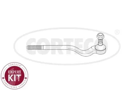 Наконечник тяги рульової Mitsubishi Pajero II/Montero/Shogun 91-00 (внутрішній) CORTECO 49399697