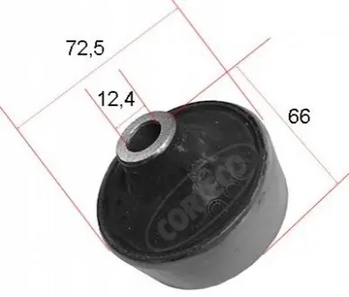 Сайлентблок важеля (переднього/ззаду) Opel Corsa E/D 06-/Adam 12 CORTECO 49403035 Купити в Україні