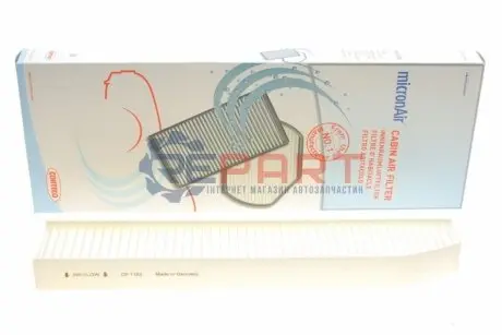 Фільтр салону JEEP CHEROKEE, COMMANDER, GRAND CHEROKEE I, GRAND CHEROKEE II, GRAND CHEROKEE III 2.4-6.1 06.92-10.11 CORTECO 80000079
