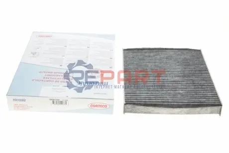 Фильтр салона из элементами активированного угля AUDI A1 LAMBORGHINI AVENTADOR, AVENTADOR TARGA, CENTENARIO SEAT IBIZA IV, IBIZA IV SC, IBIZA IV ST, TOLEDO IV SKODA FABIA II 1.0-6.5 11.02- CORTECO 80001784