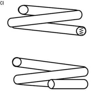 Пружина подвески задняя CS Germany 14872114