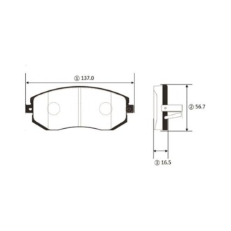 Колодки гальм Subaru Forester Impreza III перед. OLD CKT-193 CTR GK1461