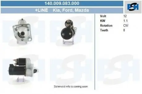 Стартер CV PSH 140009083000