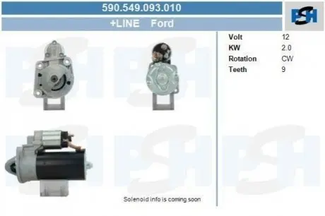 Стартер CV PSH 590549093010