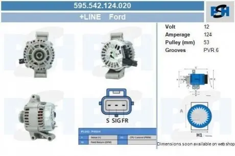 Генератор CV PSH 595542124020