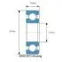 Фото Підшипник (17x47x14) CX (6303-2RS) зображення 1