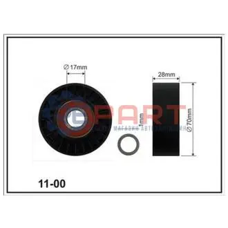 Фото 1 — Підшипник маточини (задньої) Ford Transit 00-14 (55x90x23) CX (CX1100) Фото Підшипник маточини (задньої) Ford Transit 00-14 (55x90x23) CX (CX1100) зображення 1