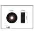 Фото VW натяжний ролик ремінного приводу(17x70x24)(пл) Caddy |||, Golf V, Passat, Touran 1.9-2.0TDI CX (CX16-92) зображення 1