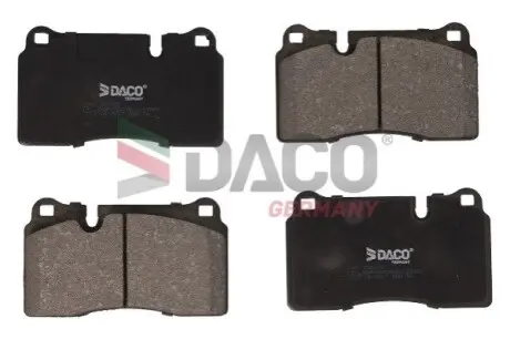 Колодки гальмівні (передні) VW Touareg 2.5-4.2 TDI/FSI 02- (Brembo) DACO Germany 320205