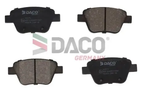 Тормозные колодки (задние) Audi A1/A3/Skoda Octavia/SuperB/Yeti/VW Caddy/Touran/Golf/Passat B7/B8 04 DACO Germany 320213