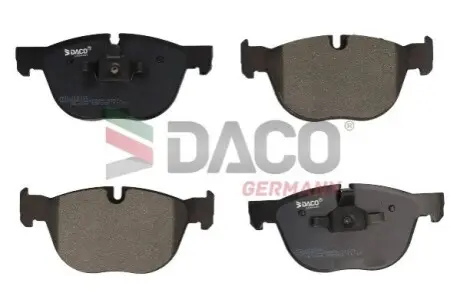 Колодки гальмівні (передні) BMW X4 (F26) 14-18/X5 (E70/F15/F85) 06-18/X6 (E71/E72/F16/F86) 08-19 DACO Germany 320326