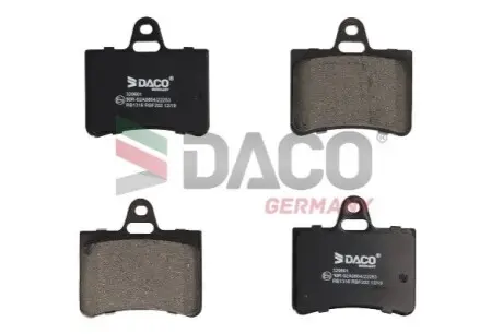 Колодки гальмівні (задні) Citroen C5 01 DACO Germany 320601