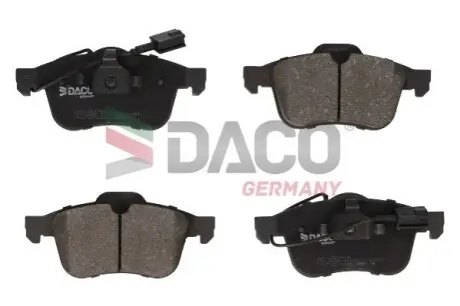 Комплект гальмівних колодок (задніх) Citroen C5/Ford C-Max 07-/Focus/Connect 04-13/Renault Laguna 07-15/Volvo DACO Germany 321014