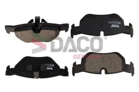 Колодки гальмівні (задні) BMW 1 (E81-82/E87-88)/3 (E90-93) 04-13/X1 (E84) 09-15 DACO Germany 321526