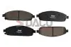 Комплект тормозных колодок DACO Germany (321604) изображение 1