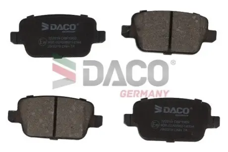 Колодки гальмівні (задні) Ford Kuga 08-/Mondeo 07-15 (к-кт) DACO Germany 322019