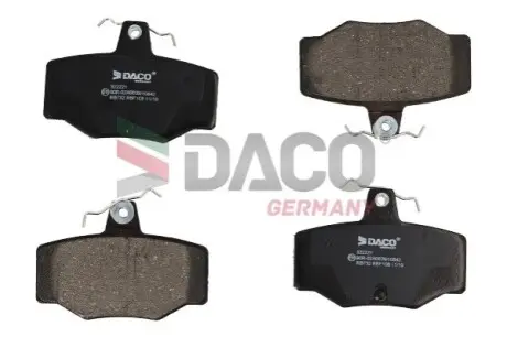 Колодки гальмівні (задні) Nissan Almera/ Primera 90-06 DACO Germany 322221