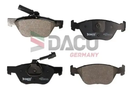 Колодки гальмівні (передні) Alfa Romeo 145/146/156/GT/GTV/Spider/Fiat Bravo 95-05 DACO Germany 322340