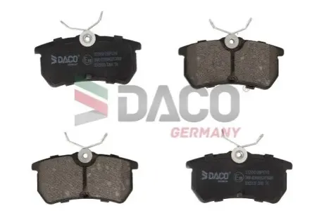 Колодки гальмівні (задні) Ford Focus 98-05/Fiesta V/VI 05 DACO Germany 322550