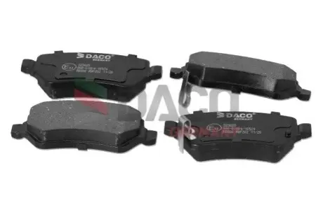 Колодки гальмівні (задні) Opel Astra G/H/ Combo 01- /Kia Venga (Lucas) DACO Germany 323625
