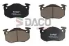 Колодки гальмівні (передні) Renault Laguna I 93-01/Megane I 96-03/Safrane 92-00 (з датчиком) DACO Germany (323728) зображення 1