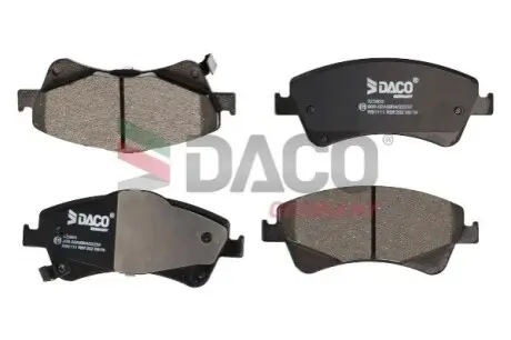 Комплект тормозных накладок, дисковое тормоз DACO Germany 323903