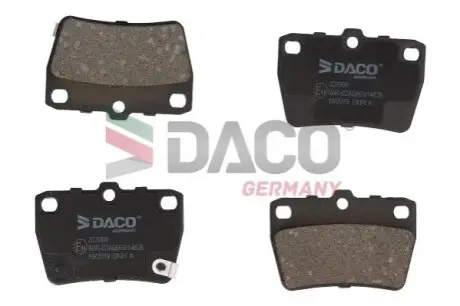 Колодки гальмівні (задні) Toyota Rav4 II 00-05 DACO Germany 323908