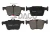 Колодки тормозные (задние) VW Golf/Touran 1.0-2.0 TDI 12- (Ate) DACO Germany (324204) изображение 2