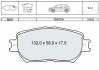 DAFMI INTELLI гальмівні колодки передн. TOYOTA Camry (V30) DAFMI / INTELLI D225E (фото 1)