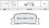 Фото DAFMI INTELLI гальмівні колодки задн. TOYOTA Camry (V30) DAFMI / INTELLI (D230E) зображення 1