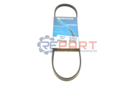 Поліклиновий ремінь HONDA CIVIC IV, CONCERTO, CRX II MAZDA 626 III TOYOTA AVENSIS, CAMRY, PICNIC 1.3-2.5 10.86-12.01 DAYCO 3PK760 Купити в Україні
