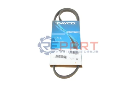 Поліклиновий ремінь FIAT BRAVA, BRAVO I, DOBLO, MAREA, PALIO, PUNTO, SIENA, STRADA LANCIA Y NISSAN MICRA I 1.1-1.4 07.86 DAYCO 3PK915 Купити в Україні