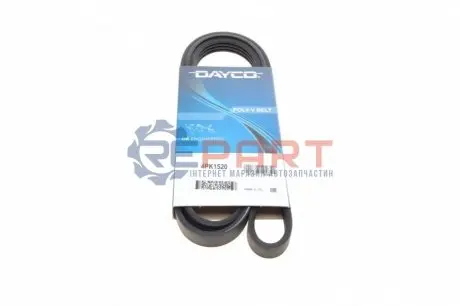 Поліклиновий ремінь FORD TRANSIT, TRANSIT TOURNEO 2.4D/2.5D 10.83-12.00 DAYCO 4PK1520 Купити в Україні