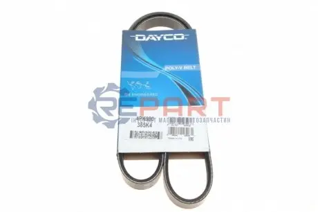 Поліклиновий ремінь FIAT PUNTO 1.4/1.6 10.93-07.99 DAYCO 4PK980 Купити в Україні