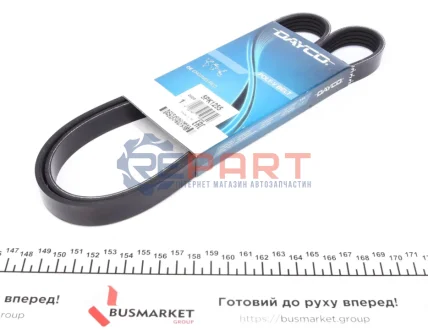 Поліклиновий ремінь MERCEDES A (V177), A (W177), B SPORTS TOURER (W247), CLA (C118), CLA SHOOTING BRAKE (X118), GLA (H247), GLB (X247) OPEL OMEGA B, SIGNUM, VECTRA C 1.3-2.2 03.94 DAYCO 5PK1255 Купити в Україні