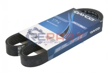 Ремінь генератора Ford Fiesta V-VI/Focus III 1.2-1.6LPG 01- DAYCO 6PK1019EE Купити в Україні